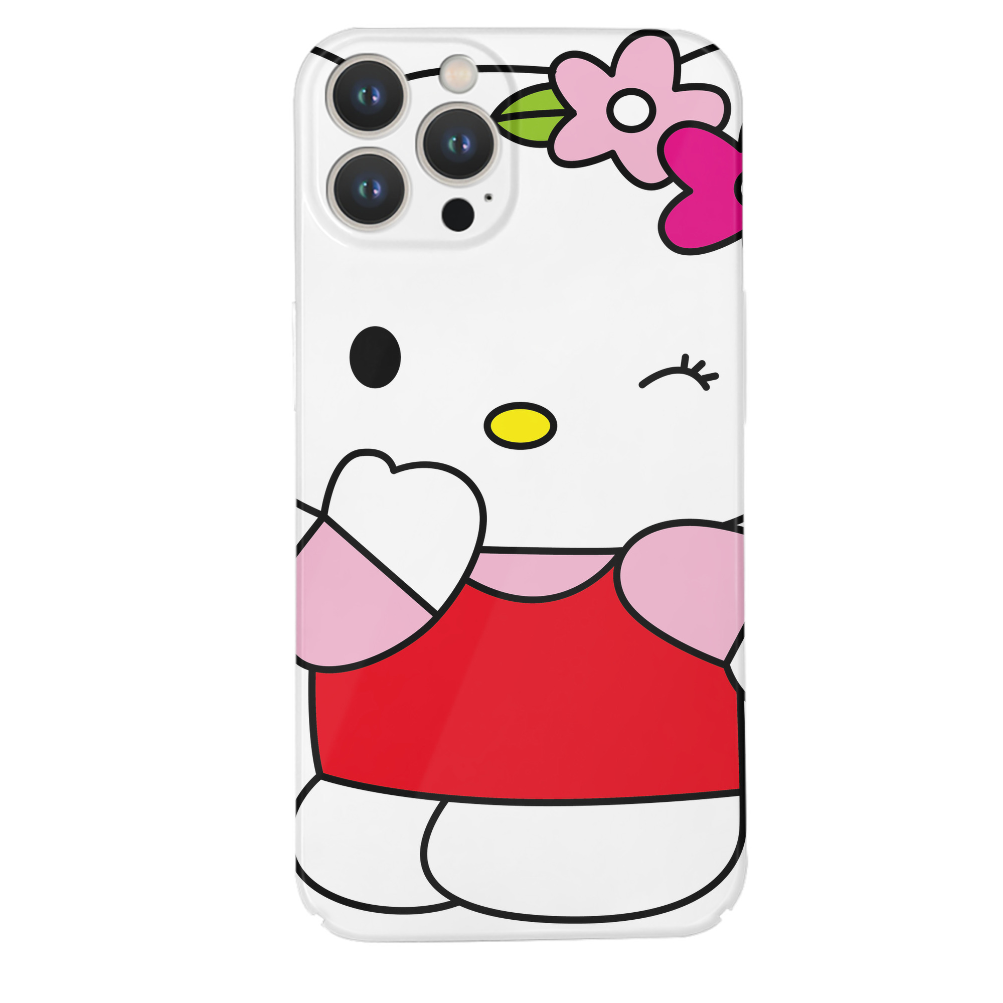 （画像用） Hello Kitty ハローキティ 【iPhone 14シリーズ対応】ハードケース
